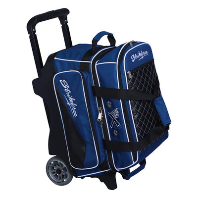 KR Strikeforce Royal Flush Double - 2 Ball Roller Bag (Royal Blue)