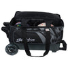 KR Strikeforce Cruiser Scratch Double - 2 Ball Roller Bowling Bag (Steel - Side)