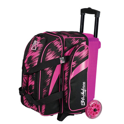 KR Strikeforce Cruiser Scratch Double - 2 Ball Roller Bowling Bag (Pink)