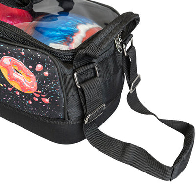 KR Strikeforce Fast Slim Triple Dye Sub - 3 Ball Tote Roller Bowling Bag (Donuts - pull handle)