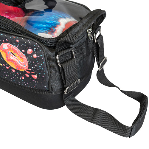 KR Strikeforce Fast Slim Triple Dye Sub - 3 Ball Tote Roller Bowling Bag (Donuts)