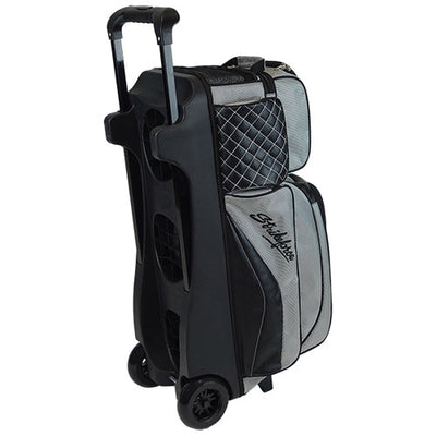 KR Strikeforce Royal Flush Triple - 3 Ball Roller Bowling Bag (Silver - Base)