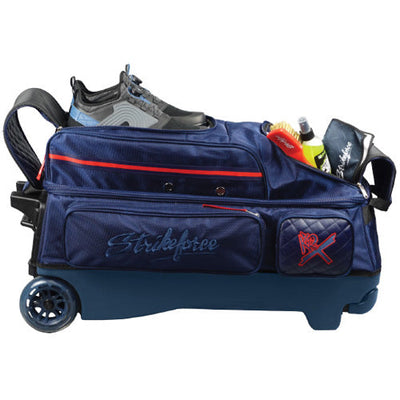 KR Strikeforce Diamond Triple - 3 Ball Roller Bowling Bag (Blue - accesories)
