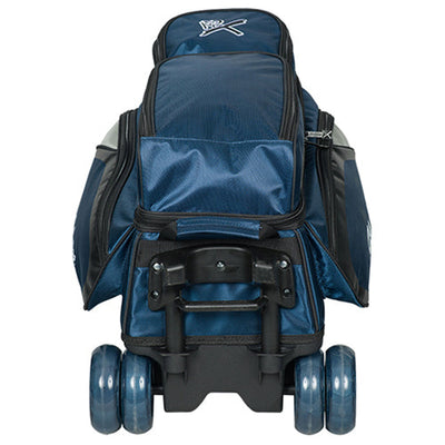 KR Strikeforce Drive Triple - 3 Ball Roller Bowling Bag (Navy - Wheels)