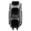 KR Strikeforce Royal Flush 4 x 4 - 4 Ball Roller Bowling Bag (Silver / Black - Top Open)