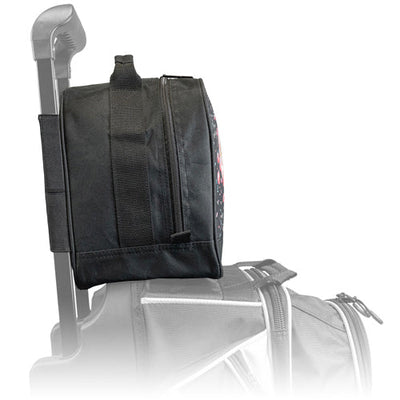 KR Strikeforce Joey Pro Pattern - 1 Ball Add-On Bowling Bag (Donuts - Side on Roller Handle)