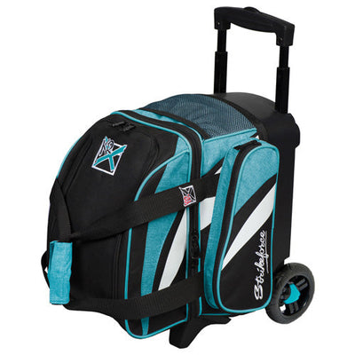 KR Strikeforce Cruiser Kanvas Single - 1 Ball Roller Bowling Bag (Teal Kanvas)