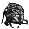 KR Strikeforce Cruiser Pattern Single - 1 Ball Roller Bowling Bag (White Leopard - Shoe Compartment)