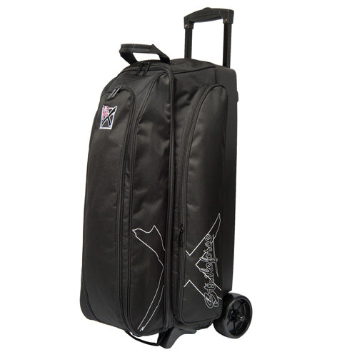 KR Strikeforce Hybrid X Triple - 3 Ball Roller Bowling Bag (Black)