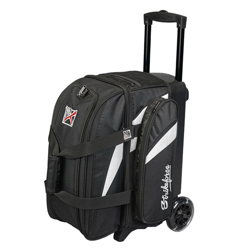 KR Strikeforce Cruiser Double - 2 Ball Roller Bowling Bag (Black / White)