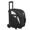 KR Strikeforce Cruiser Double - 2 Ball Roller Bowling Bag (Black / White - Right)