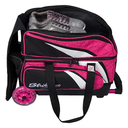 KR Strikeforce Cruiser Kanvas Double - 2 Ball Roller Bowling Bag (Pink Kanvas)