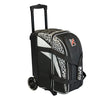 KR Strikeforce Cruiser Double - 2 Ball Roller Bowling Bag (White Leopard - Right)
