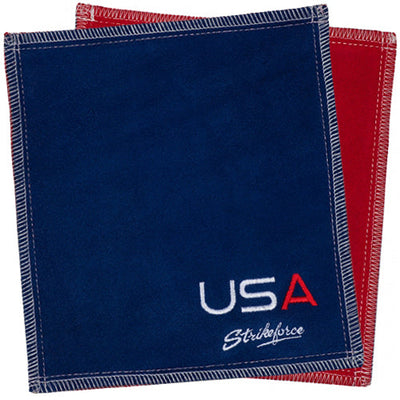 KR Strikeforce Leather Shammy Pad (USA Navy / Red)