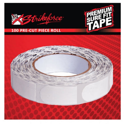 KR Strikeforce Premium Sure Fit Tape - White (1" - 100 ct Roll)