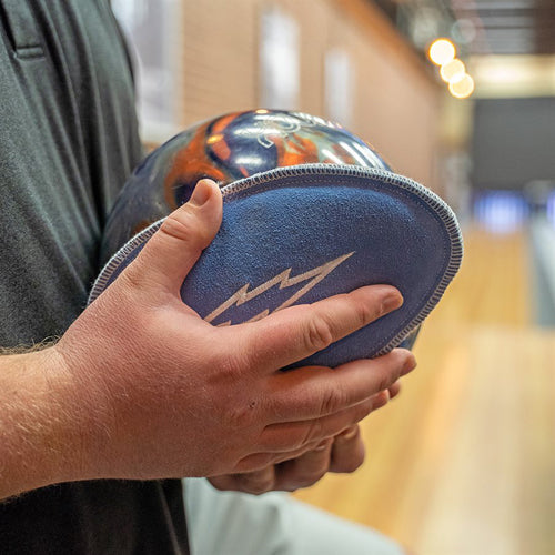 Storm Oval Bolt Bowling Ball Shammy Pad