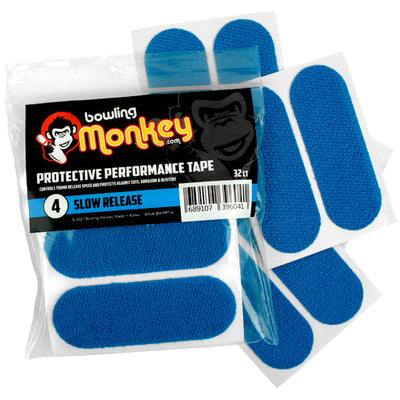 Bowling Monkey Protective Performance Tape (#4 Blue - Slow Release)
