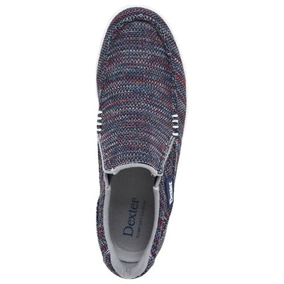 Dexter Kam - Men's Casual Bowling Shoes (Navy Multi - Top)
