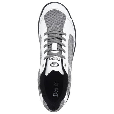 Dexter Wyoming - Men's Casual Bowling Shoes (Light Grey / White - Top)