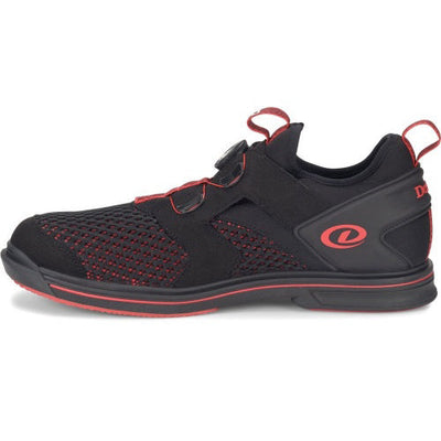 Dexter Pro BOA - Men's Advanced Bowling Shoes (Black / Red - Inner Side)