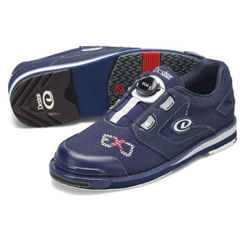 Dexter SST 8 Power Frame BOA ExJ - Men's Performance Bowling Shoes (Navy)
