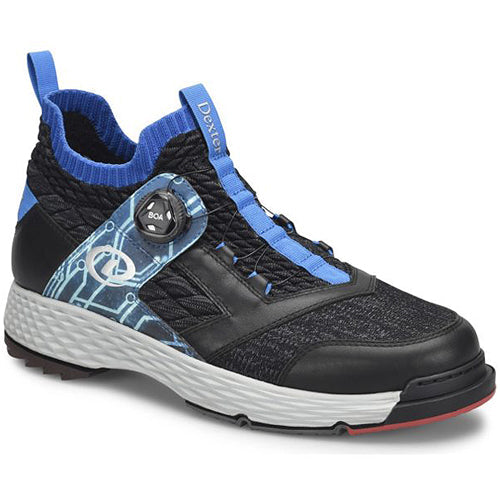 Dexter THE C-9 Sidewinder BOA - Men's Performance Bowling Shoes (Black / Blue)