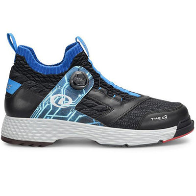 Dexter THE C-9 Sidewinder BOA - Men's Performance Bowling Shoes (Black / Blue - Outer Side)