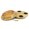 Genesis Trophy Ball Cup - Wood Bowling Ball Display Cups (with Hyper Grip Tape Feet)