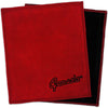 Genesis Padded Leather Shammy - Bowling Ball Shammy (Black / Red)