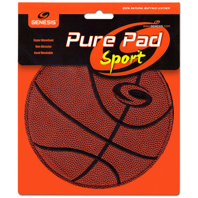 Genesis Pure Pad Sport - Leather Bowling Ball Wipe (Basketball - Packaging front)