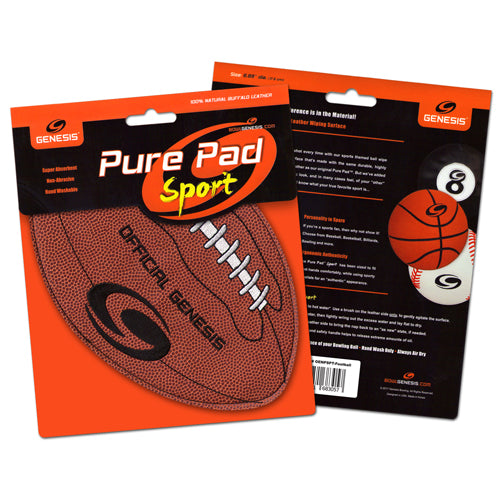 Genesis Pure Pad Sport - Leather Bowling Ball Wipe (Football)
