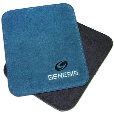 Genesis® Pure Pad™ - Buffalo Leather Ball Wipe Pad (Blue)