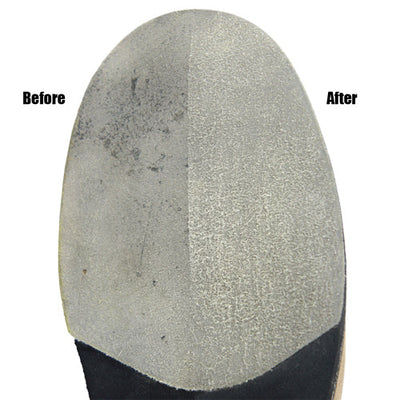 Genesis® Bowling Shoe Brush (Before and After Brushing)