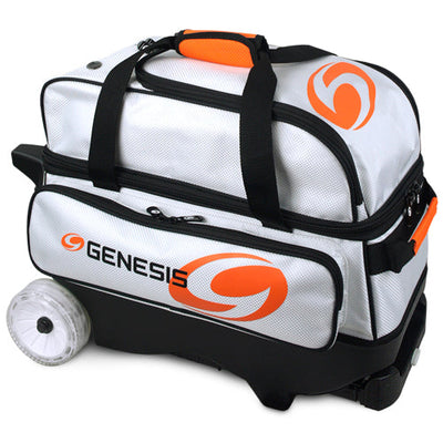 Genesis Sport - 2 Ball Roller Bowling Bag (White)