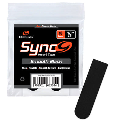 Genesis Sync™ Black 1/2" - Bowling Insert Tape (10 Ct)