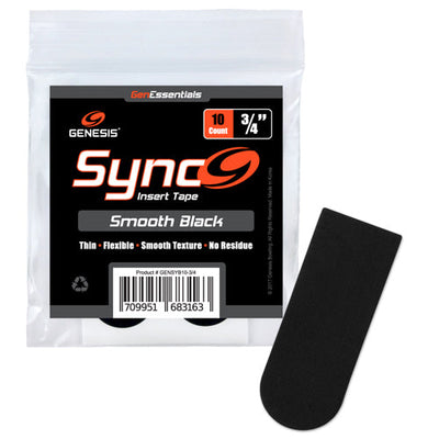 Genesis Sync™ Black 3/4" - Bowling Insert Tape (10 Ct)