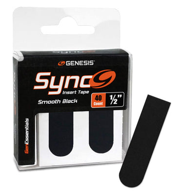 Genesis Sync™ Black 1/2" - Bowling Insert Tape (40 Ct)