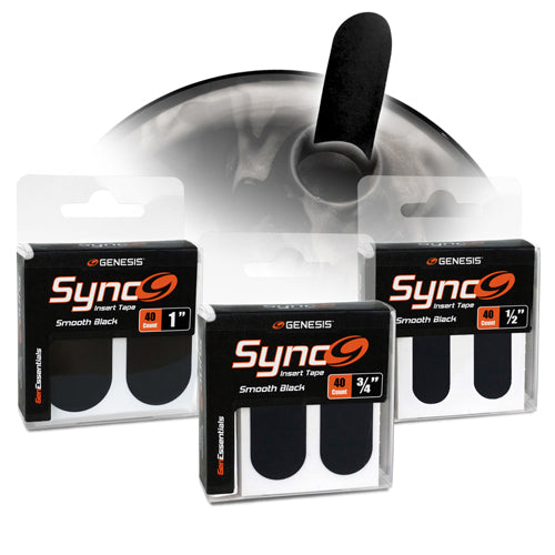 Genesis Sync™ Black 1" - Bowling Insert Tape (40 Ct)
