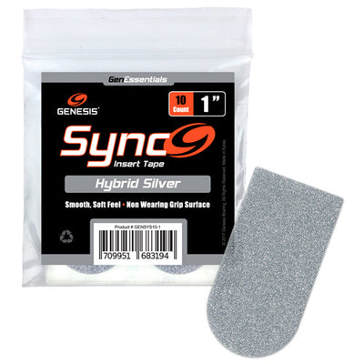 Genesis Sync™ Silver 1" - Bowling Insert Tape (10 ct)