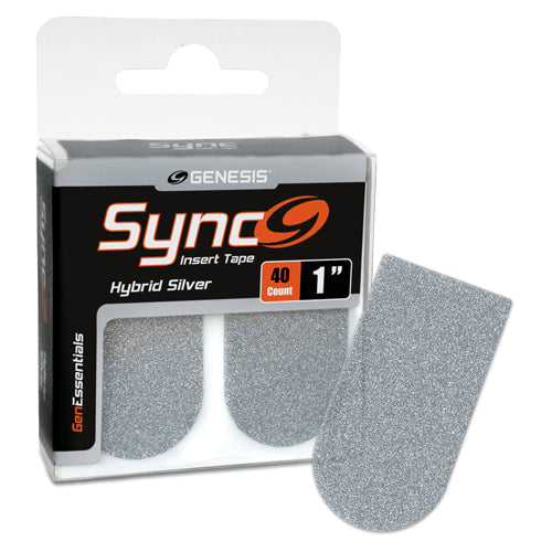 Genesis Sync™ Silver 1" - Bowling Insert Tape (40 ct)