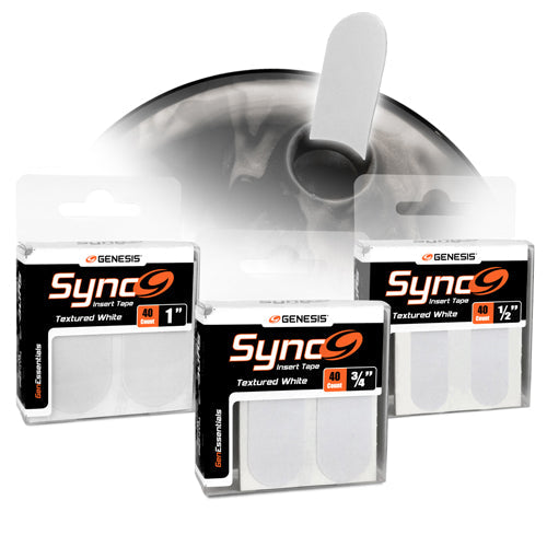 Genesis Sync™ White 1" - Textured Bowling Insert Tape (40 ct)