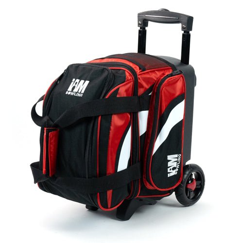 I AM Bowling Deluxe 1 Ball Roller Bowling Bag (Blue)
