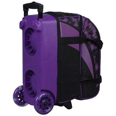 KR Strikeforce Cruiser Scratch Double - 2 Ball Roller Bowling Bag (Purple - Base)