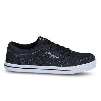 KR Strikeforce Laguna Black Denim - Women's Casual Bowling Shoes (Side)