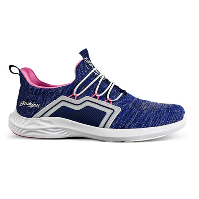 KR Strikeforce Milan - Women's Athletic Bowling Shoes (Navy / Pink - Side)