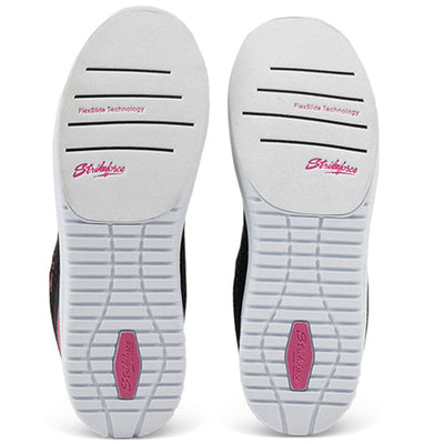 KR Strikeforce Glitz - Women's Athletic Bowling Shoes (Black / Magenta - Soles)