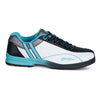 KR Strikeforce Starr - Women's Advanced Bowling Shoes (White / Black / Teal - Side)