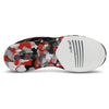 KR Strikeforce Flyer Lite - Men's Athletic Bowling Shoes (Black / Red Camo - Slide Sole)