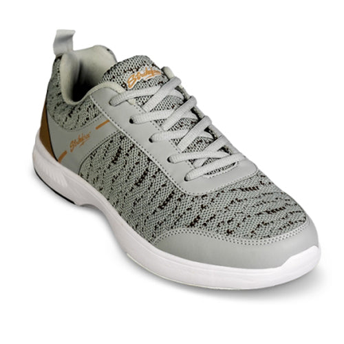 KR Strikeforce Flyer Mesh Lite - Men's Casual Bowling Shoes (Grey / Tan)