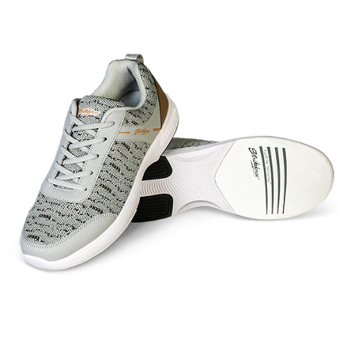 KR Strikeforce Flyer Mesh Lite - Men's Casual Bowling Shoes (Grey / Tan)